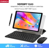 MAGCH-YOTOPT Tablet 10 inch Tablet 4GB+64GB Learning Tablet for Online Classroom HD Tablet Android 10 4G LTE eight core mobile tablet