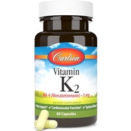 Carlson Vitamin K2 MK-4 (Menatetrenone), 5 mg, Bone Support, 60 Capsules | Vitamin K Supplement; K2 
