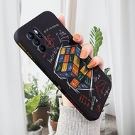 Jizetin เคสสำหรับ OPPO Reno6 Z 5Gเคสซิลิโคนเหลวลายขอบสี่เหลี่ยมเคสกล้องคลุมทั้งหมดสำหรับ OPPO Reno 6 Z 5G