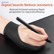 JOSALEM Tablet Drawing Glove Anti-fouling Anti-touch Touchscreen Stylus Black Blue Grey Pink Anti-Sc