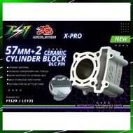 YAMAHA Y15ZR / LC135 ESR RACING BLOCK X-PRO 57MM + 2 60MM + 2 Y15 LC V1-V8 LC FI 57mm+2 CYLINDER BLO