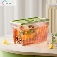 [Ddouble.my] 3L Drink Dispenser with Spigot Juice Container for Fridge Parties and Dairly Use
