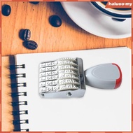 [HaluooMY] 6 digits Numbering Stamp Numeric Rolling Number Stamp Symbol Supplies Digit 5mm