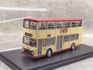 1/76 Hong Kong Double Decker Bus KMB KMB Service Daily Progress 113-Road Fine Bus Model