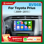 BVSGB Ainavi Android 12 Autoradio Für Toyota Prius Xw30 2009-2015นำทางเครื่องเล่นภาพเคลื่อนไหวหลายชนิด Carplay สเตอริโอ Gps ไม่มี2din Dvd JRTJY