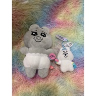 White & Gray Opanchu Usagi Plush