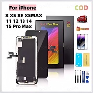 GX OLED LCD Screen Digitizer For iPhone X XR XSMAX 11 11Pro 12 12Pro 13 13Pro 14 14Pro 15 Pro MAX