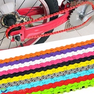 ANEMONE Bicycle Chains Multicolors Ultralight Single Speed Track Blike for BMX Colorful 94 Links