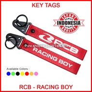 GANTUNGAN KUNCI RCB RACING BOY KEYCHAIN MOTOR LOGO MEREK VELG MASTER PUMP REM SHOCK BREAKER SHOCKBRE