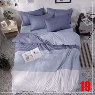 Green Poly Cotton Duvet Cover Pillowcase