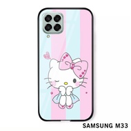 SAMSUNG M33 - SoftCase Glass Kaca - [ A02 ] - Pelindung Handphone Hp SAMSUNG M33 - Casing Hp SAMSUNG