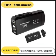 NITECORE Đèn Mini TIP2 Chính Hãng Đèn Pin Móc Khóa Sạc USB CREE XP-G3 S3 720 Lumen Kèm Pin