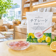若翔 奇亞籽蒟蒻啫喱 瀨戶內檸檬味｜檸檬果汁＋白奇亞籽｜10個獨立包裝 約160g 此日期前最佳：2027年06月25日