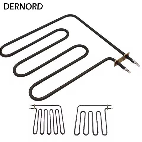 DERNORD 230V 1500W 2000W 3000W Electric Tubular Heating Element for Sauna Stove Oven