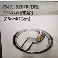 PERODUA MYVI LB REAR LOGOv(7.5cmX11cm)(75431-BZ070)
