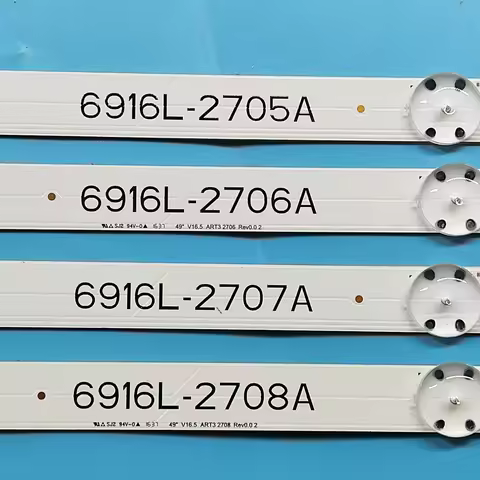 100% New LED Backlight Strip 6916L-2705A 6916L-2706A 2707A 2708A For 49LF5010 49LF5100 49LF5400 49LF