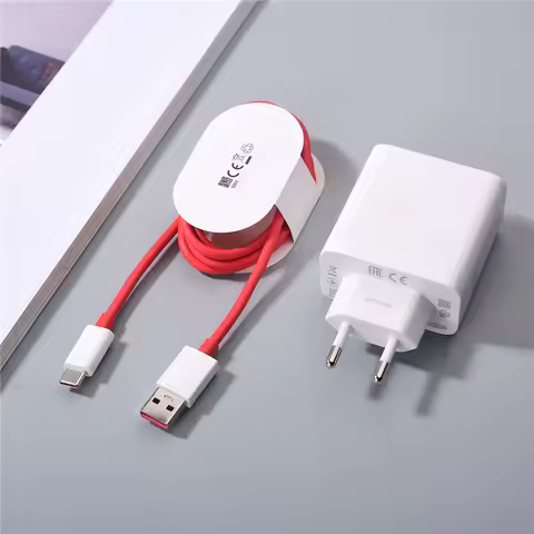 80W Oneplus Supervooc Charger Fast Warp Charge Adapter 1M Type C Cable For Oneplus 1+ 9 10 11 Pro AC