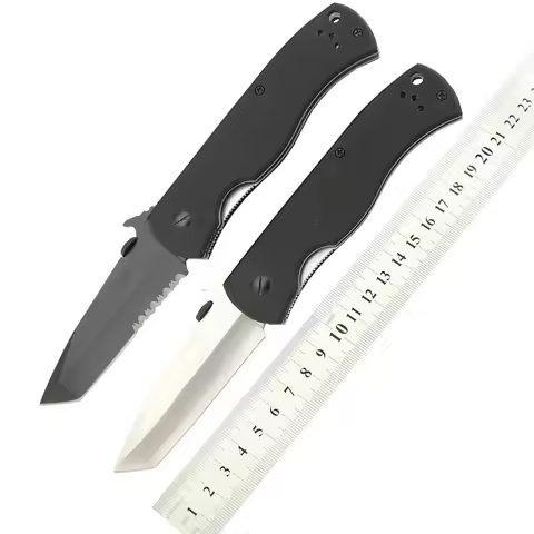 Outdoor CQC7 Folding Knife 440C Steel Blade G10 Handle Hiking Camping Hunting Fishing Survive Kitche