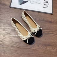 Cc10 Cc11 suede toe flat shoes