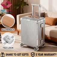 lagguge travel bagasi travel tahan lasak luggage stroller cabin luggage 7kg koper 24 inch aluminium 