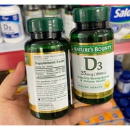 (Date 2028) Vitamin D3 pills 2000IU, 5000IU, 10000IU [American product]