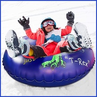 Inflatable Snow Tube Sled Winter Inflatable Dinosaur Snow Sled 91cm/36inches Sledding Tubes Winter O