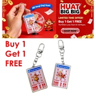 4d spinning keychain buy 1 free 1 lucky number