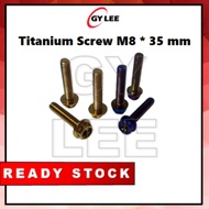Titanium Screw / Skru M8 * 35 mm