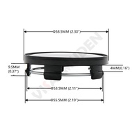 Yz> 4PCS OD 58MM / ID 53MM Wheel Cap VOLK RAYS Emblem Wheel Center Hub Cap Rim Cover Cap