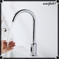[ Touchless Sink Faucet Kitchen Faucet Easy to Install Rotating Washbasin Tap Automatic Sensing Faucet for Malls Home