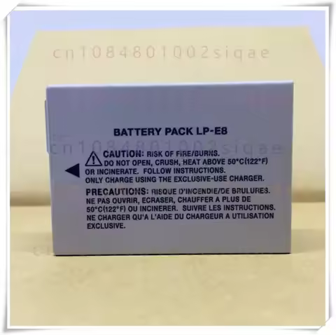 Suitable for Canon Original LP-E8 Battery, Charger for EOS 550D 600D 650D 700D x7i DSLR Cameras