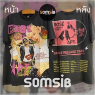 (ขายร้อน) เสื้อ ผ้าเฟด ROSE x BRUNO MARS - APT. S-5XL