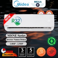 Midea Normal Inverter/Premium Inverter Aircond R32(MSNE/MSAI/MSFAAU) Series (1.0HP - 2.5HP)