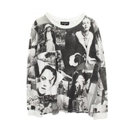 【二手】香奈兒 (Chanel) 長袖T卹，Coco標誌印花，圓領，P74802K10742，純棉T卹，女款，二手 B