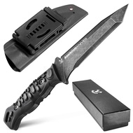 Tactical Survival Knife Fixed Blade Knife with Sheath D2 Steel G10 Handle Outdoor Tactical Knives fo