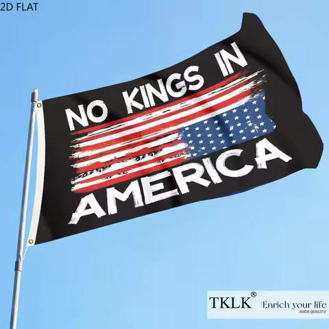 1pc 30x45cm No Kings In America Garden Flag(ONLY FLAG), 3x5Ft Garden Yard Flags Outdoor Use, Polyest