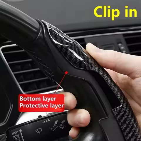 Stylish car steering wheel cover for Toyota Crown CHR Yaris Corolla Auris Hilux Celica Verso Rav4 Pr