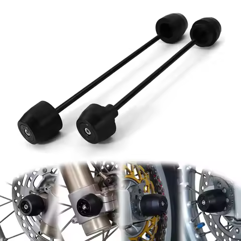 Front Rear Wheel Axle Fork Sliders Crash Protector Motorcycle DRZ400SM / DRZ400S/ DRZ400SE 2000-2024