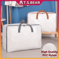 Transparent Large Capacity Storage Bag Comforter Quilt Bag Beg Toto Waterproof Blanket Bag Pillow Ca