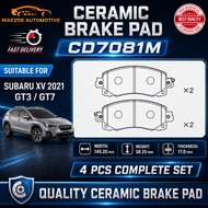 (Front) Ceramic Brake Pad Subaru XV 2021 GT3 GT7 Spare Part