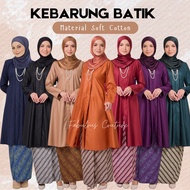 BAJU KURUNG KEBARUNG BATIK COTTON KEBAYA LABUH KAIN BATIK