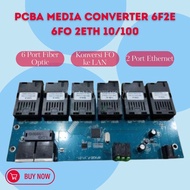 PCBA 6F2E 6FO 2ETH 10 100 CONVERTER MEDIA