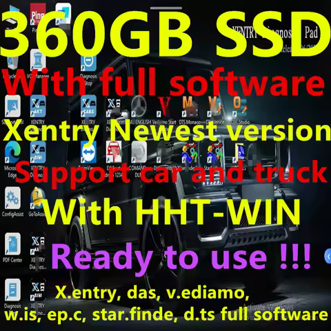 2023.06 MB Star C4 C5 C6 SD Connect Software 360GB SSD Xentry full software /vediam.o/wis/epc/starfi