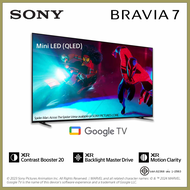 TV SONY BRAVIA 7 75 Inch TV | Mini LED (QLED) | XR Processor | 4 K Ultra HD | Smart TV (Google TV) | 2024 Model K-75XR70