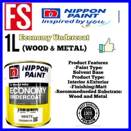 Nippon Paint Economy Undercoat Cat Undercoat Besi Kayu 1L - 1 Liter