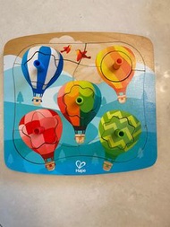 Hape 熱氣球木製拼圖 手抓版
