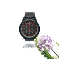 MEN'S LEATHER WATCH ORIGINAL SWISS ARMY WATCH. (HC-8926) WATER RESISTANCE READY