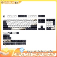 133 Keys Keycaps PBT Cherry Keycap Set Personalized Customized Japanese Keycaps for 60/84/98/108 Mec