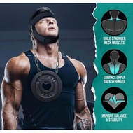 Gym neck harness strap/neck strap weights /weights plates