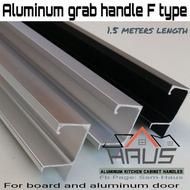 1.5 meters F-type Aluminum Continuous Handle Doors Cabinet Wardrobe Drawer